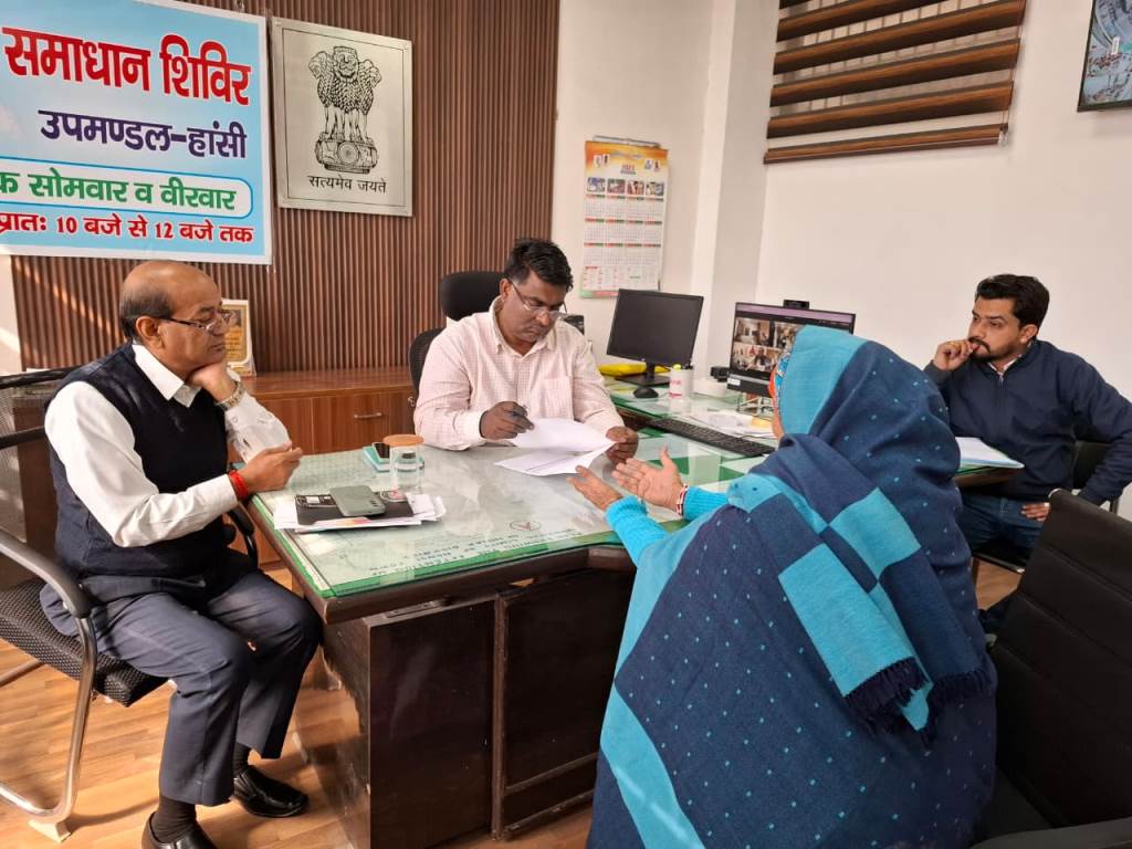 A resolution camp was organized at the Joint Office Complex